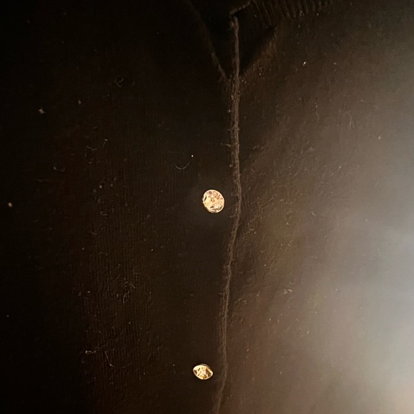 Express black cardigan with crystal buttons. In good condition - Picture 2 of 2